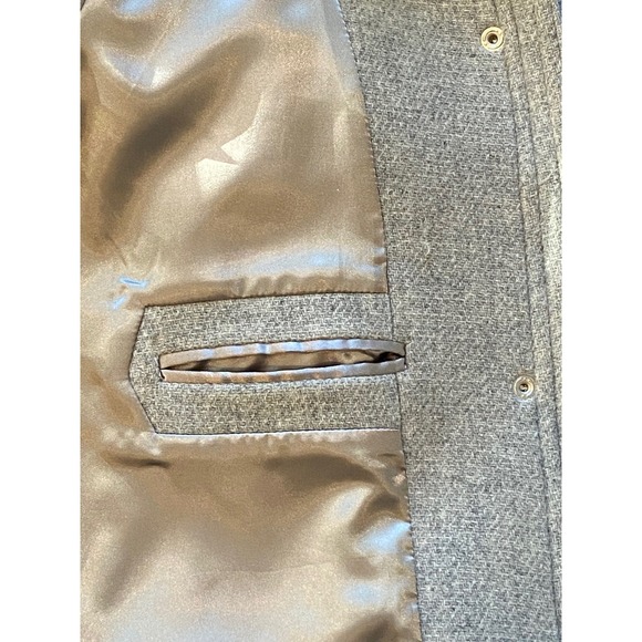 J.Crew Stadium Cloth Chateau Parka Coat by Nello Gori Wool Gray Size 10 NWOT - Picture 8 of 8